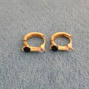 925 Earrings BNWOT Gold Plated